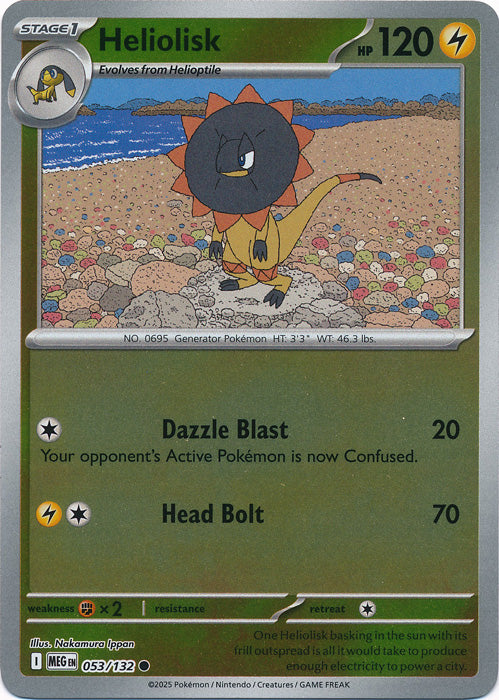 Heliolisk - 053/132 - Common - Reverse Holo