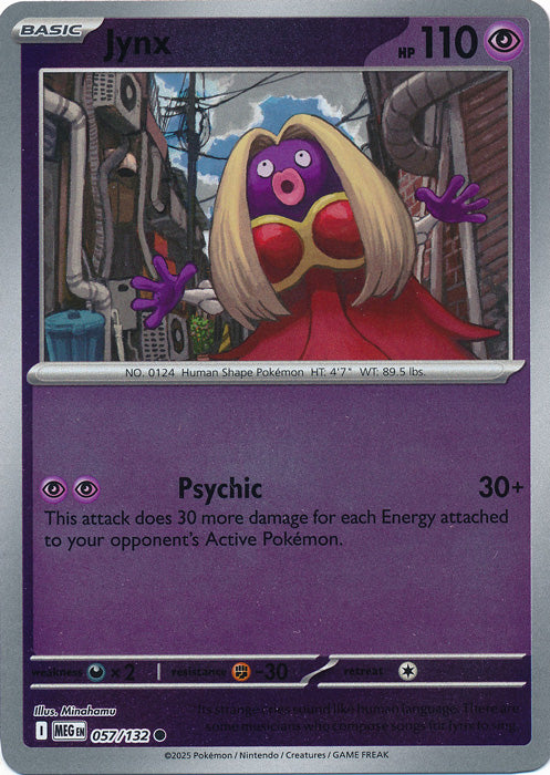 Jynx - 057/132 - Common - Reverse Holo