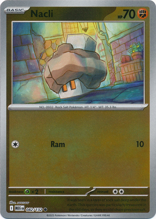 Nacli - 082/132 - Common - Reverse Holo