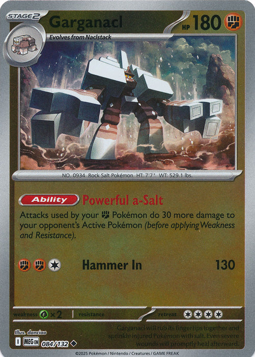 Garganacl - 084/132 - Uncommon - Reverse Holo