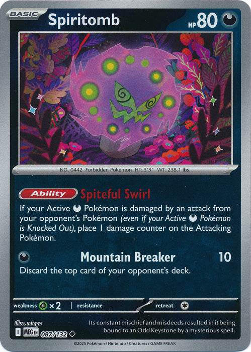 Spiritomb - 087/132 - Uncommon - Reverse Holo