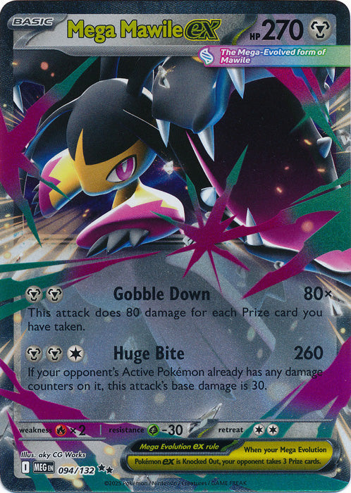 Mega Mawile ex - 094/132 - Double Rare