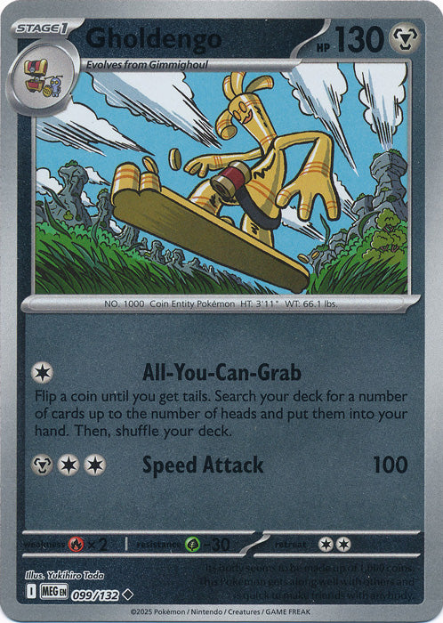 Gholdengo - 099/132 - Uncommon - Reverse Holo