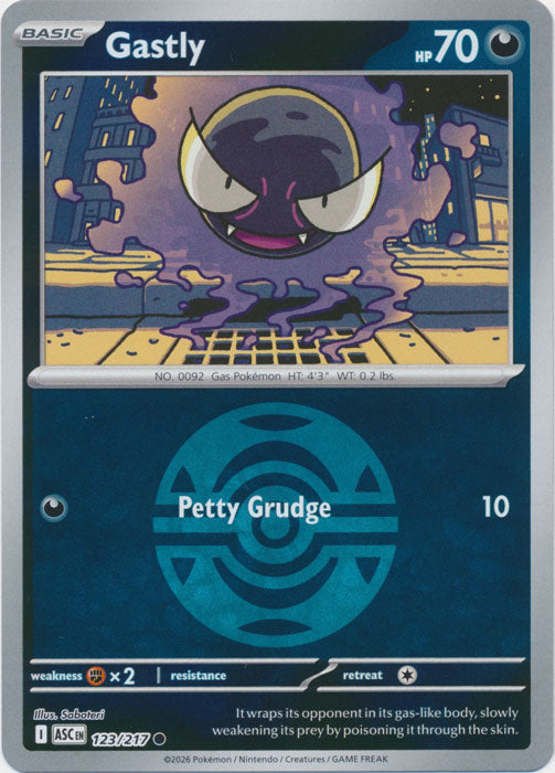 Gastly (Dusk Ball) - 123/217 - Common