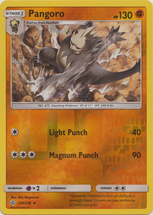 Pangoro - 120/236 - Uncommon - Reverse Holo