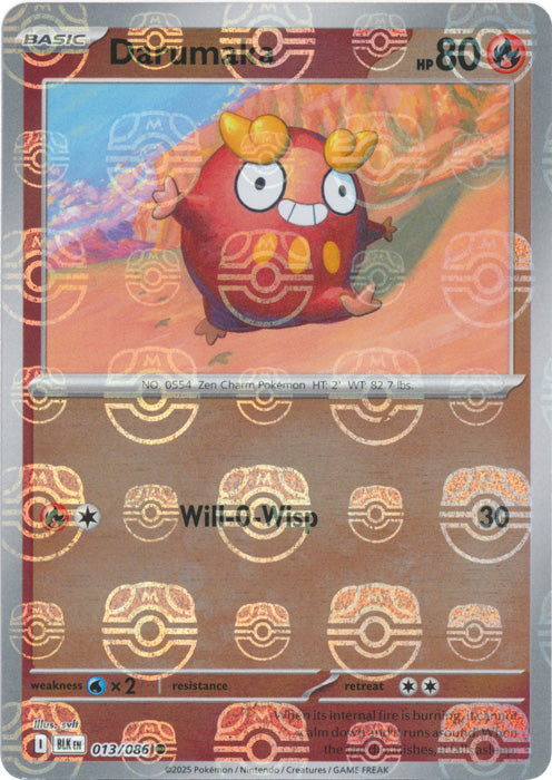 Darumaka (Master Ball Pattern) - 013/086 - Common