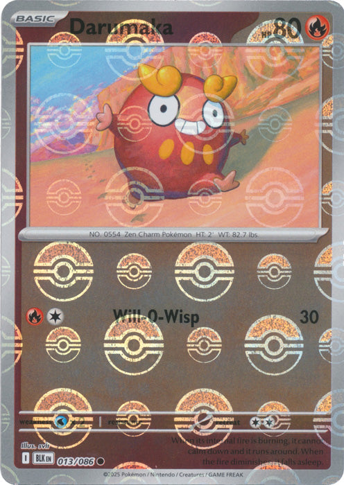 Darumaka (Poke Ball Pattern) - 013/086 - Common