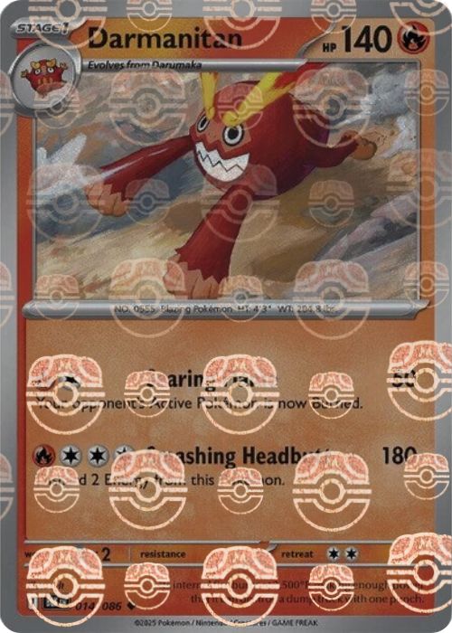 Darmanitan (Master Ball Pattern) - 014/086 - Uncommon