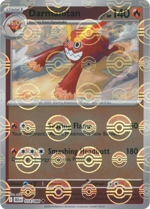 Darmanitan (Poke Ball Pattern) - 014/086 - Uncommon