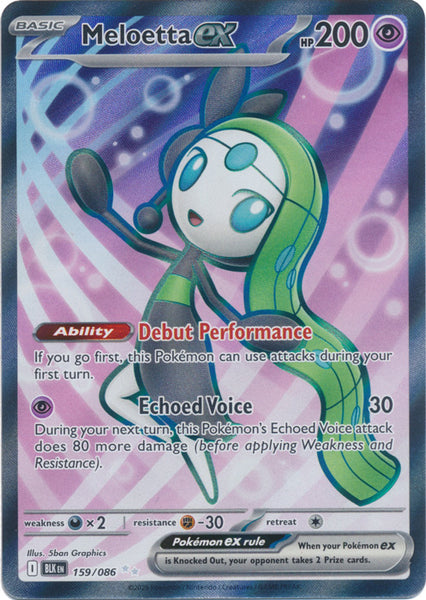 401 Games Canada - Meloetta ex - 159/086 - Full Art Ultra Rare
