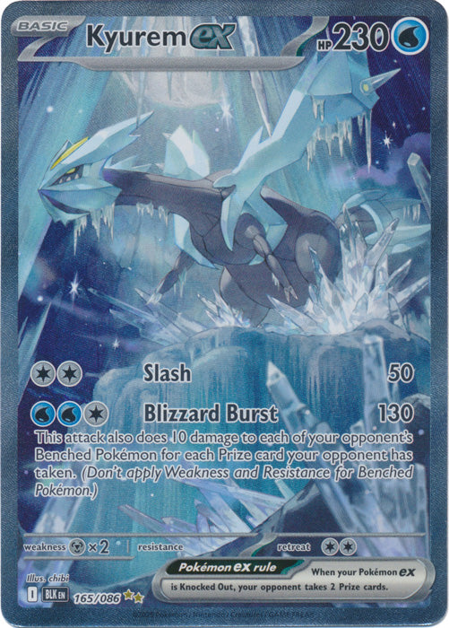 Kyurem ex - 165/086 - Special Illustration Rare