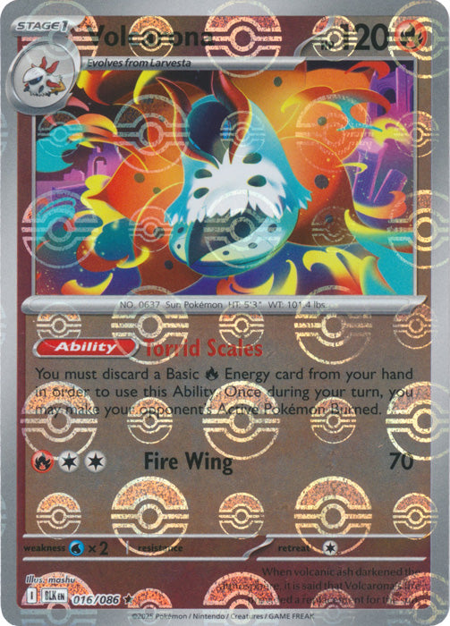 Volcarona (Poke Ball Pattern) - 016/086 - Rare