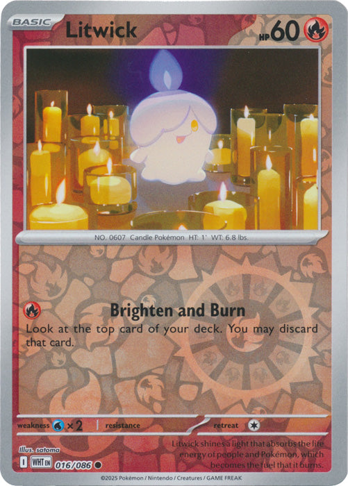 Litwick - 016/086 - Common - Reverse Holo