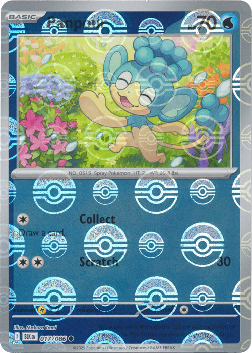Panpour (Poke Ball Pattern) - 017/086 - Common