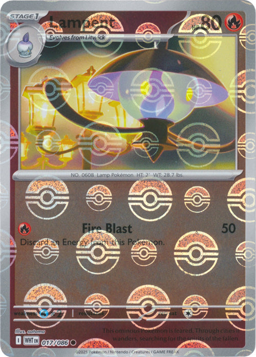 Lampent (Poke Ball Pattern) - 017/086 - Common