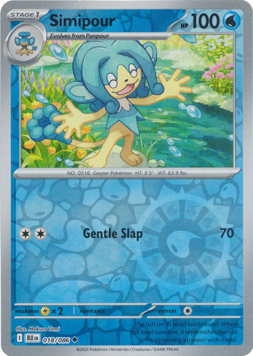 Simipour - 018/086 - Uncommon - Reverse Holo