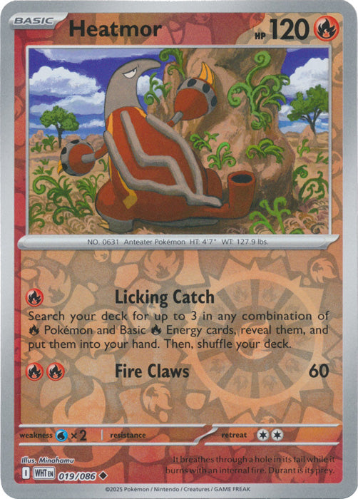 Heatmor - 019/086 - Uncommon - Reverse Holo