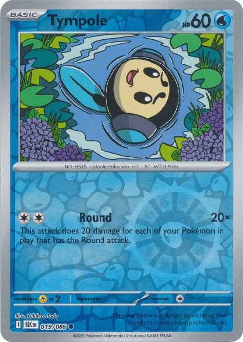 Tympole - 019/086 - Common - Reverse Holo