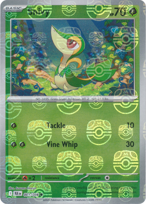 Snivy (Master Ball Pattern) - 001/086 - Common