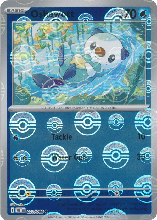 Oshawott (Poke Ball Pattern) - 021/086 - Common
