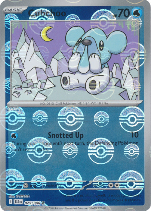 Cubchoo (Poke Ball Pattern) - 025/086 - Common
