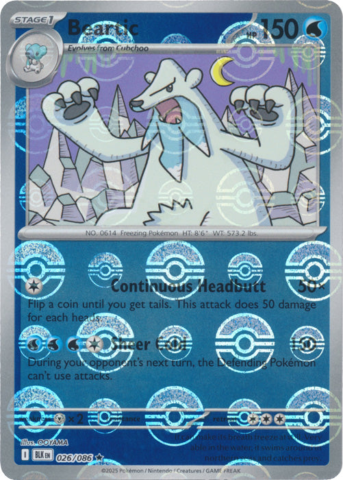 Beartic (Poke Ball Pattern) - 026/086 - Rare