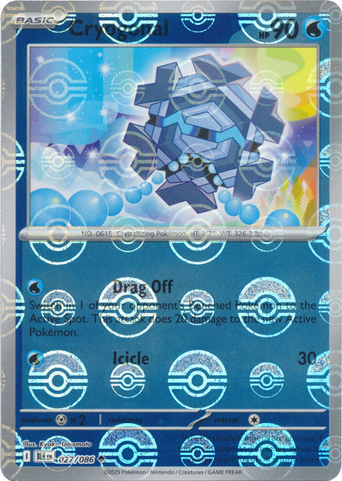 Cryogonal (Poke Ball Pattern) - 027/086 - Uncommon