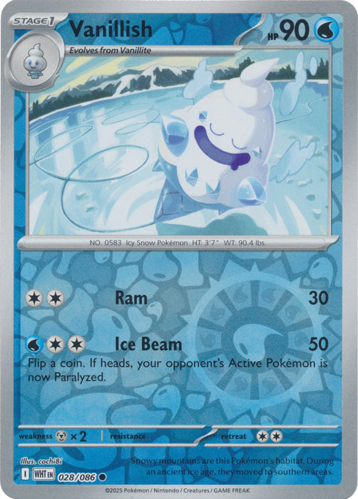Vanillish - 028/086 - Common - Reverse Holo