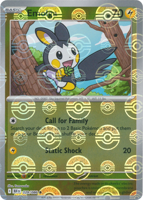 Emolga (Poke Ball Pattern) - 029/086 - Common