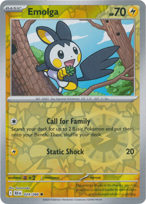 Emolga - 029/086 - Common - Reverse Holo