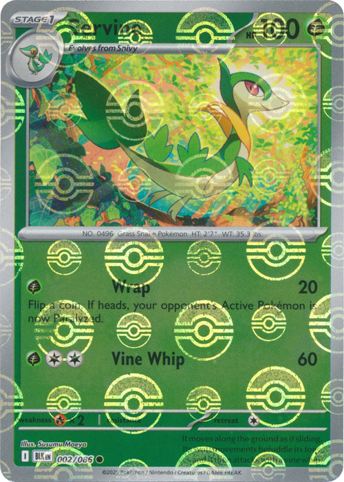 Servine (Poke Ball Pattern) - 002/086 - Common