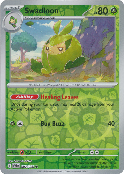 Swadloon - 002/086 - Common - Reverse Holo
