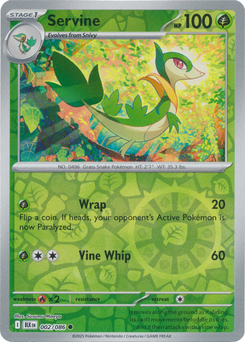 Servine - 002/086 - Common - Reverse Holo