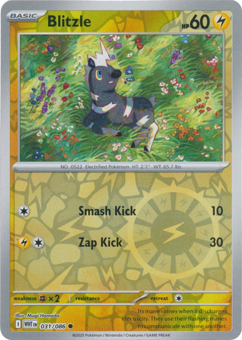 Blitzle - 031/086 - Common - Reverse Holo
