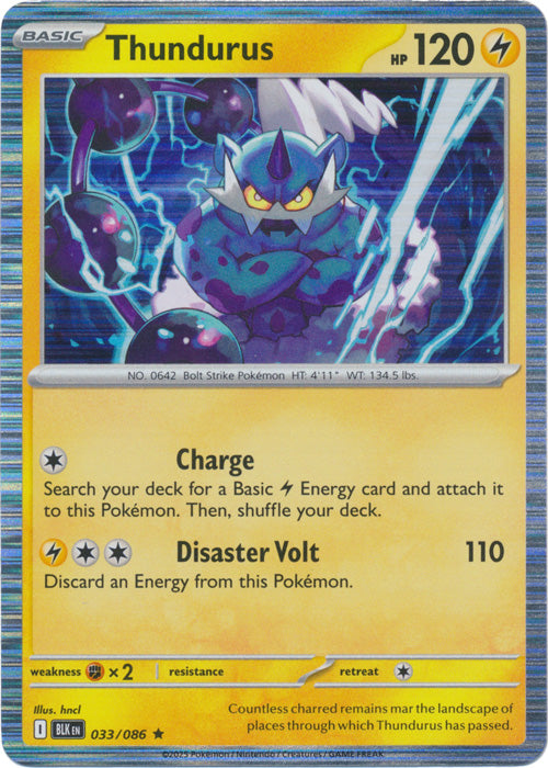 Thundurus - 033/086 - Rare