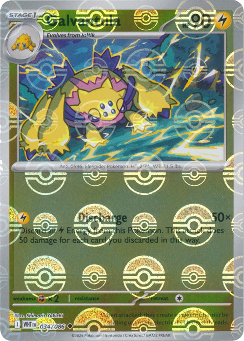 Galvantula (Poke Ball Pattern) - 034/086 - Uncommon