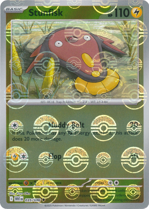Stunfisk (Poke Ball Pattern) - 035/086 - Uncommon