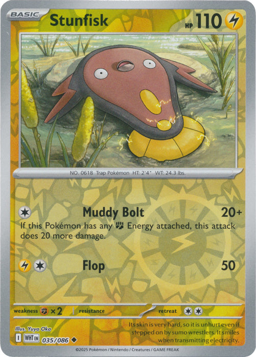 Stunfisk - 035/086 - Uncommon - Reverse Holo