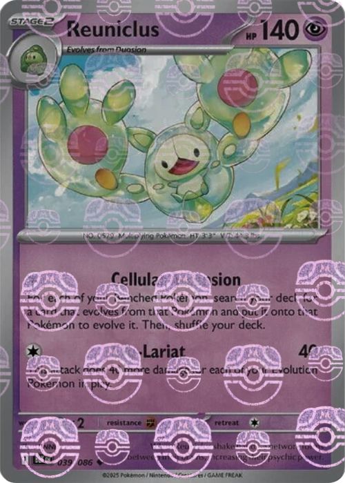 Reuniclus (Master Ball Pattern) - 039/086 - Uncommon