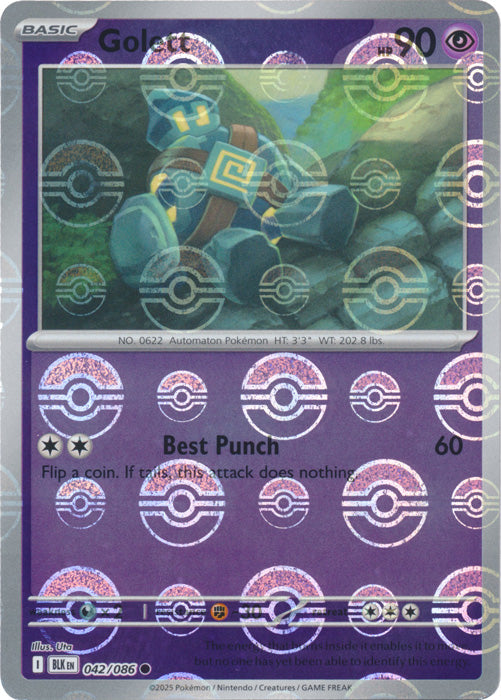 Golett (Poke Ball Pattern) - 042/086 - Common
