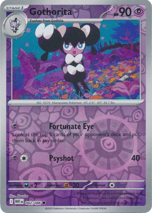 Gothorita - 042/086 - Common - Reverse Holo