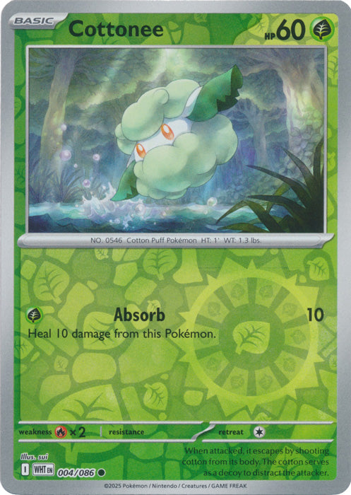Cottonee - 004/086 - Common - Reverse Holo