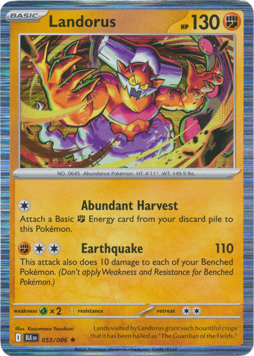 Landorus - 053/086 - Rare
