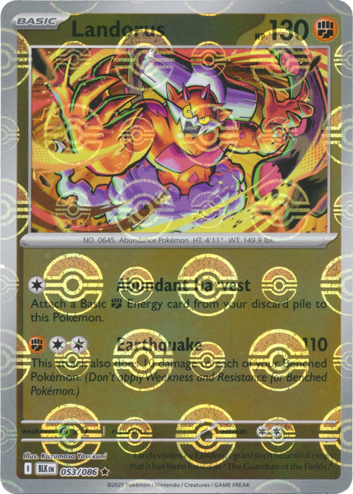 Landorus (Poke Ball Pattern) - 053/086 - Rare