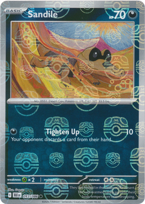 Sandile (Master Ball Pattern) - 057/086 - Common