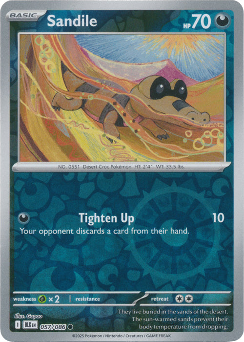 Sandile - 057/086 - Common - Reverse Holo