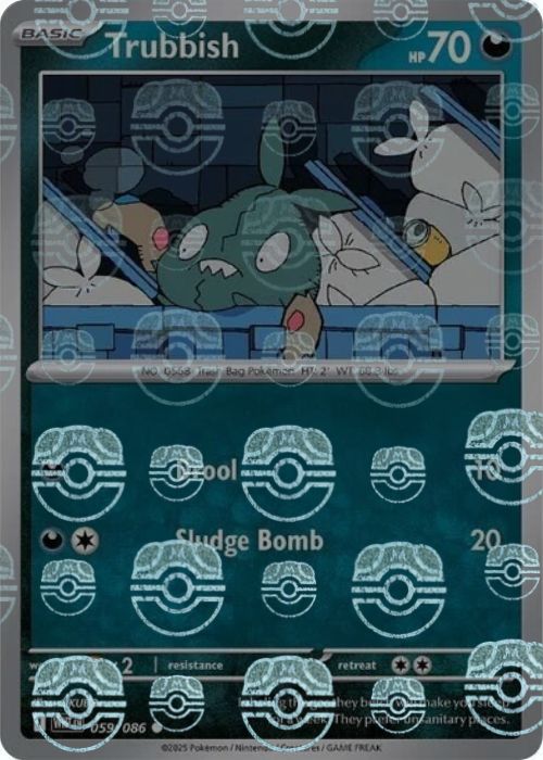Trubbish (Master Ball Pattern) - 059/086 - Common