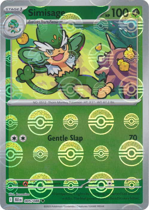 Simisage (Poke Ball Pattern) - 005/086 - Uncommon