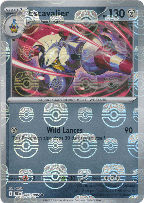Escavalier (Master Ball Pattern) - 060/086 - Common