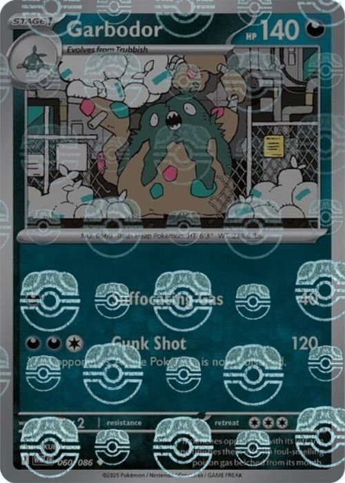 Garbodor (Master Ball Pattern) - 060/086 - Uncommon